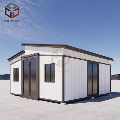 Uitbreidbaar vouwbaar 20ft container prefab huis voor post ramp bouw