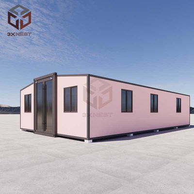 Geassembleerd 40ft uitbreidbare container huis huis met twee slaapkamers