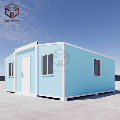 Opvouwbaar, uitbreidbaar containerhuis met een vouwgrootte van 2200 mm en een vloerdikte van 18 mm