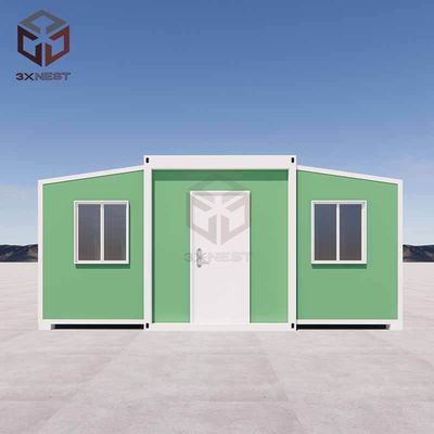 Geïsoleerd geprefabriceerd uitbreidbaar containerhuis opvouwbaar huis