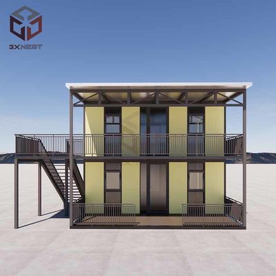 Gepersonaliseerd 20ft prefab flat pack container huis met keramische tegel vloer