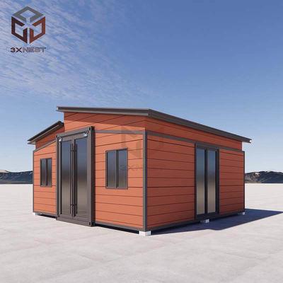 Moderne prefab vouwcontainerhuis modulair draagbaar uitbreidbaar huis