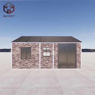 Luxe voorgebouwd Flat Pack Folding House Uitbreidbare Container EPS Sandwich Panel
