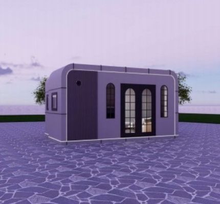 Opvouwbaar aluminium capsule huis Container Tijdelijke huisvesting
