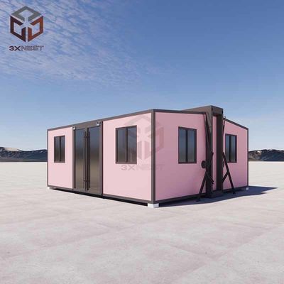 700 mm muur brandwerend Prefab vouwhuis Draagbaar 20ft 30ft 40ft
