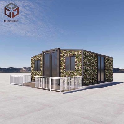 Grade 11 Windweerstand Voorgebouwd huis met gebroken brug Aluminium dubbele deuren