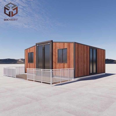 Grade 8 aardbevingsbestendige opvouwbare containerhuis