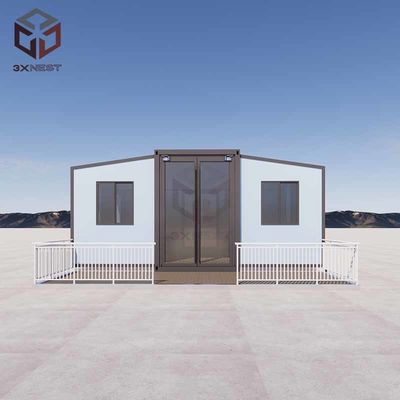 Op maat gemaakte ontwerp gebroken brug aluminium dubbele deuren stalen structuur geprefabriceerde huizen