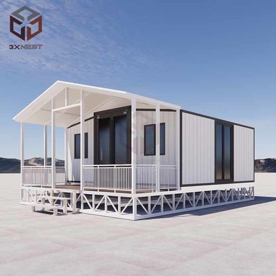 Isolatie EPS uitbreidbaar dubbel vleugelcontainerhuis met stalen deur