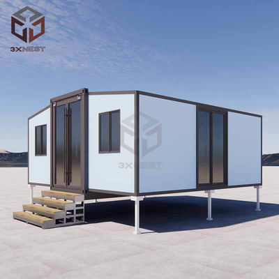 ODM EPS-paneel vouwbaar 20ft containerhuis met 2 slaapkamers