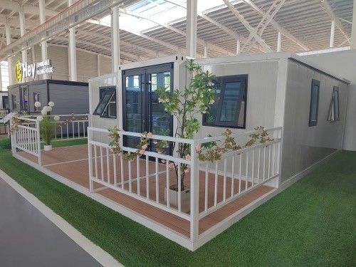 Opvouwbare 20ft container ideaal voor tijdelijke pop-up projecten EPS/PU/Rock Wool Sandwich Panel Levensduur Meer dan 20 jaar