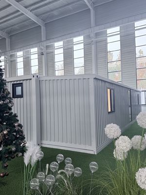40ft uitbreidbaar containerhuis met aanpasbaar interieurontwerp, seismische prestatiesniveau 8 en gegalvaniseerd staalframework