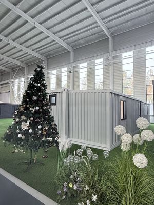 Gegalvaniseerd staal 40ft uitbreidbare container huis twee slaapkamers hoofdkamer met kunststof staal schuifvenster 920 * 920mm en gevouwen grootte