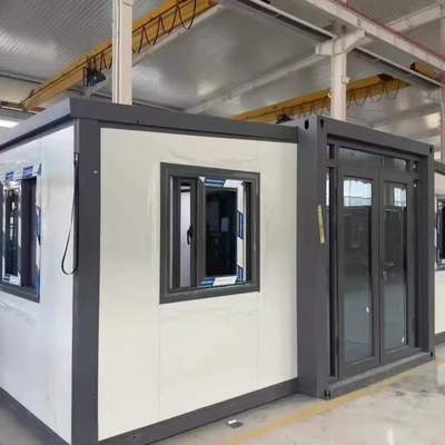Uitbreidbare prefab huis gegalvaniseerd staal frame 18,5sqm