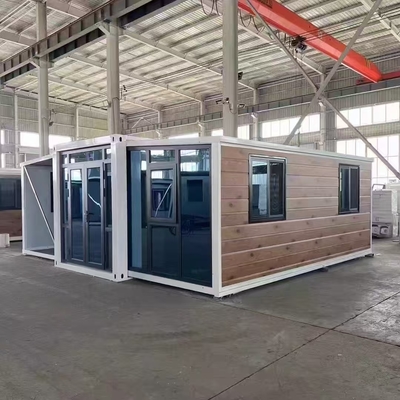 Moderne prefab vouwhuis met isolatie van EPS/PU/rotswol