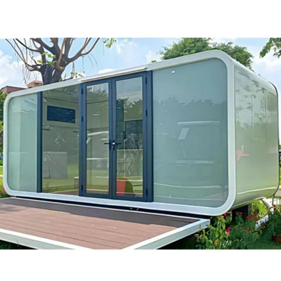 Apple Capsule Huis 6m x 3,3m x 3m met Zonne-energie en WiFi