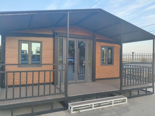 Brandwerende prefab vouwhuis met PVC schuifraam