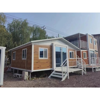 50 mm vloerdikte Prefab vouwhuis met aardbevingsbestendigheid van 8