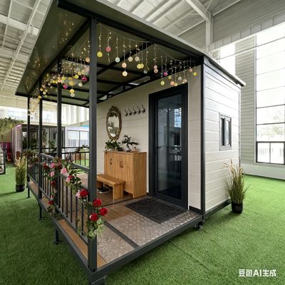 Easy To Ship/2 Pcs Foldable 20ft Container with Circuit Breaker System 50HZ and Internal Dimensions L5460*W6140*H2240mm