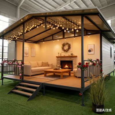 Bottom Beam 2.0mm vouwbare 20ft container met gegalvaniseerde kop en brandwerende materialen