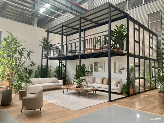 Ervaar de voordelen van brandwerendheid en bestandheid tegen hoge temperaturen met uitbreidbare prefab woningen met twee lagen