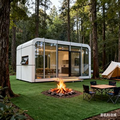 WiFi verbonden Apple Capsule Huis voor 2 Personen Draagbaar en Gemakkelijk te Monteren