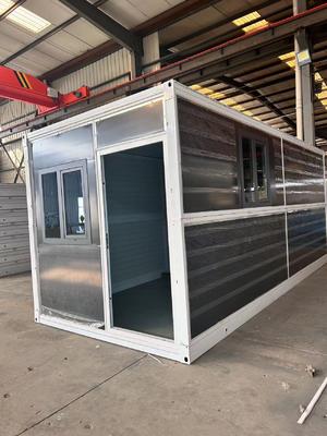 Flat Pack Folding House met Ground Live Load 2.0KN/m2 Buitenafmetingen 5800*2400*2896mm en Package 40HQ