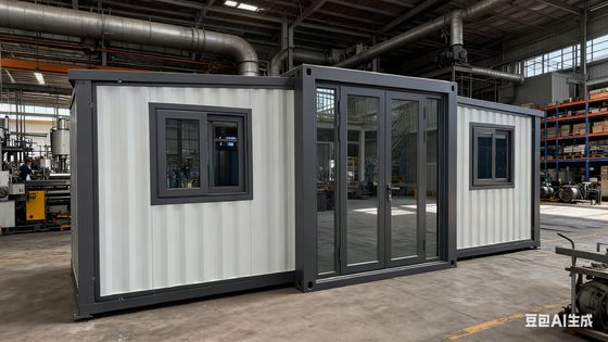 Customizable Luxury Foldable 20ft Container with 2.0mm Top Beam and 0.60KN/M² Wind Resistance