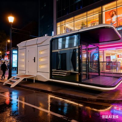 3460 Breed Space Capsule House met 7 ton netto gewicht en 29,6 vierkante meter vloeroppervlakte