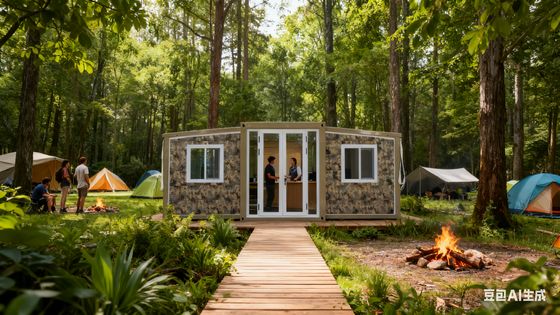 Opvouwbare 20ft Container met afmetingen L5900*B2200*H2480mm, 75mm EPS Sandwichpanelen en 1 jaar garantie