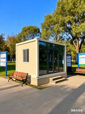 Flat Pack vouwhuis met stalen deur slot Aard Live Load 2.0KN/m2 Binnen afmetingen 5630*2230*2515mm Windbestendige 0,5KN/m2