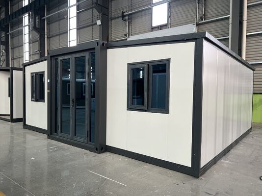 Fully Galvanized Foldable 20ft Container with 37 Square Meters Floor Area and Over 20 Years Life Span