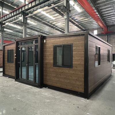 Foldable 20ft Container with Fully Galvanized Side Frame and T 75mm EPS Sandwich Panels for L5460 W6140 H2240 Internal Space