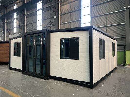 Opvouwbare 20ft container met 30-40 jaar levensduur waterdicht winddicht ontwerp en volledig gegalvaniseerd hoofdframe