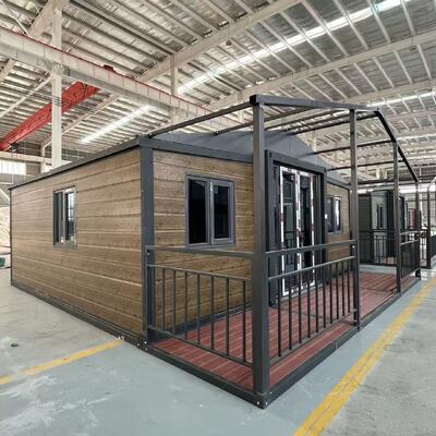 Foldable 20ft Container with 30-40 Years Life Span, Level 8 Seismic Performance, and Fully Galvanized Side Frame for Prefabricated Homes